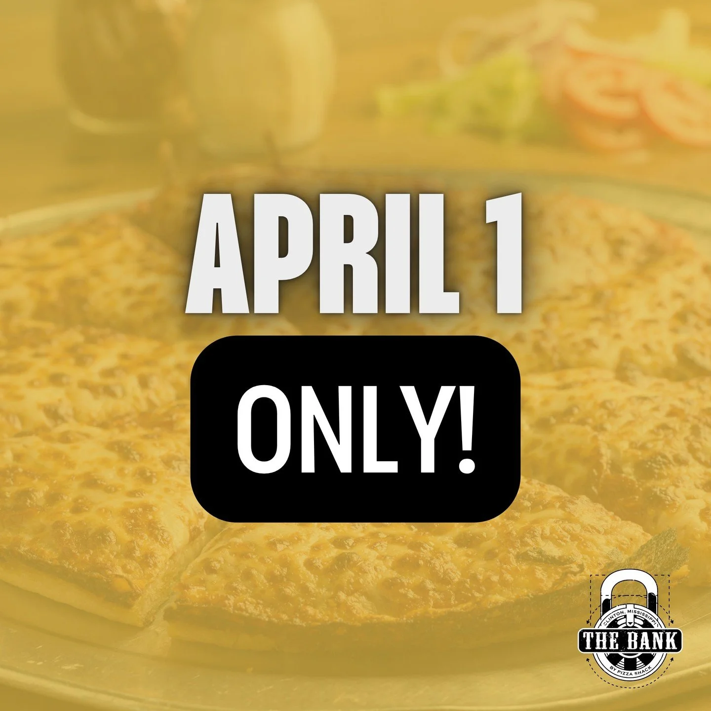 WAIT&hellip; THIS IS REAL 👀

APRIL 1 ONLY

🔥 $6 MEDIUM PEPPERONI 🔥

No hidden fees.
No fine print.
Just hot, fresh pizza for six dollars.

A very smart decision.

👉 In store only

📍 200 W Leake St, Clinton, MS 39056

#TheBankByPizzaShack #Clinto