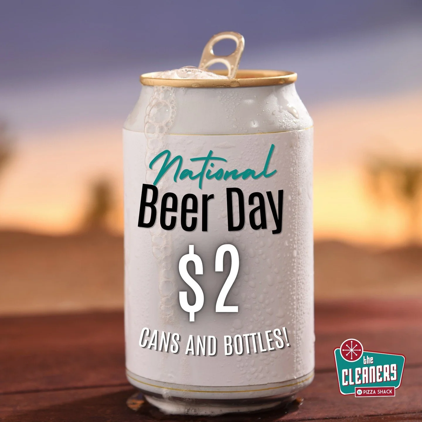 Celebrate National Beer Day on April 7th with $2 cans and bottles all day long.

Enjoy an ice cold Coors Light, Coors Banquet, Bud Light, Michelob Ultra, Modelo, PBR, Miller Lite, Key City MS Queen, Key City Death on Two Legs Black Cherry, plus High 