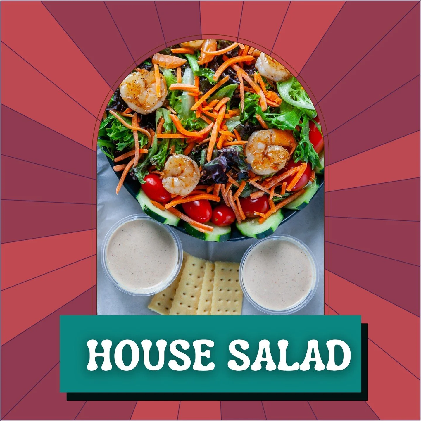 Lettuce from Flora, flavor from The Cleaners.
Our House Salad is packed with crispy cucumbers, grape tomatoes, carrots, and more&mdash;plus protein options to power up.

📍 237 W Government St, Brandon, MS
🌐 www.pizzashackpizza.com