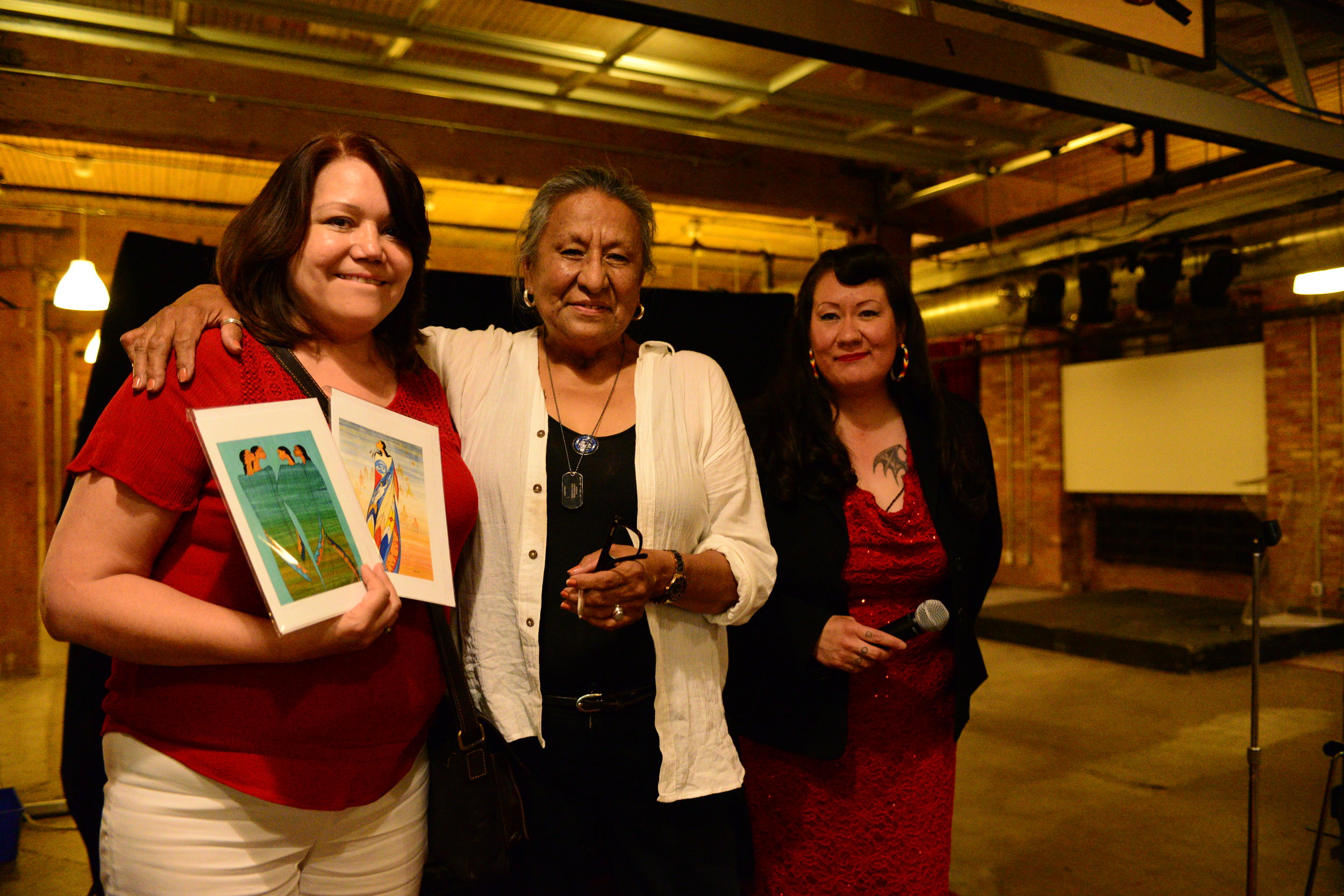  Deborah Graham, Vice-President, Maxine Noel and Jenny Blackbird 