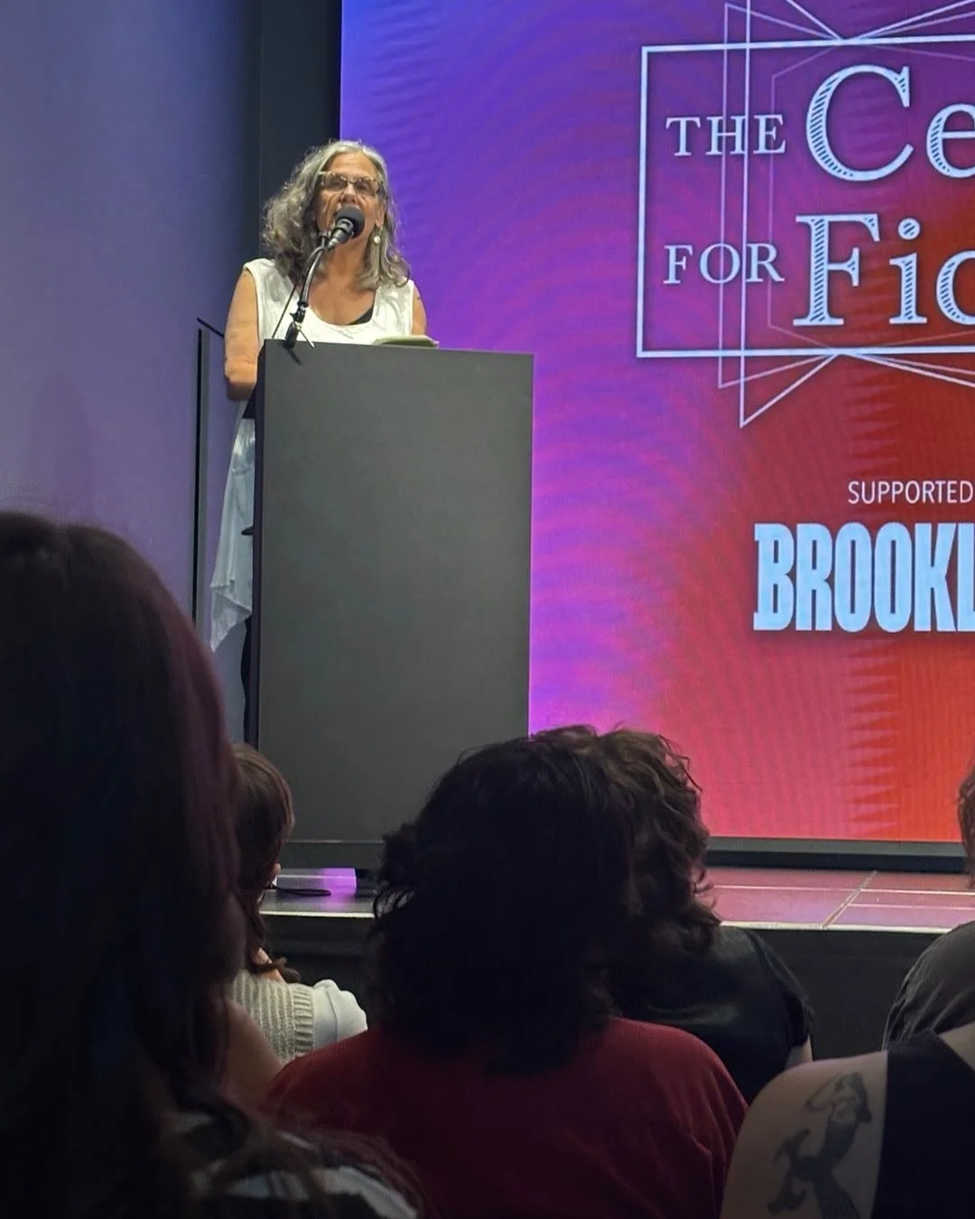 Had a BLAST with @jessicahandler last night at the All Pride, No Prejudice event @center4fiction in Brooklyn!!! Happy Pride, Y&rsquo;all!
