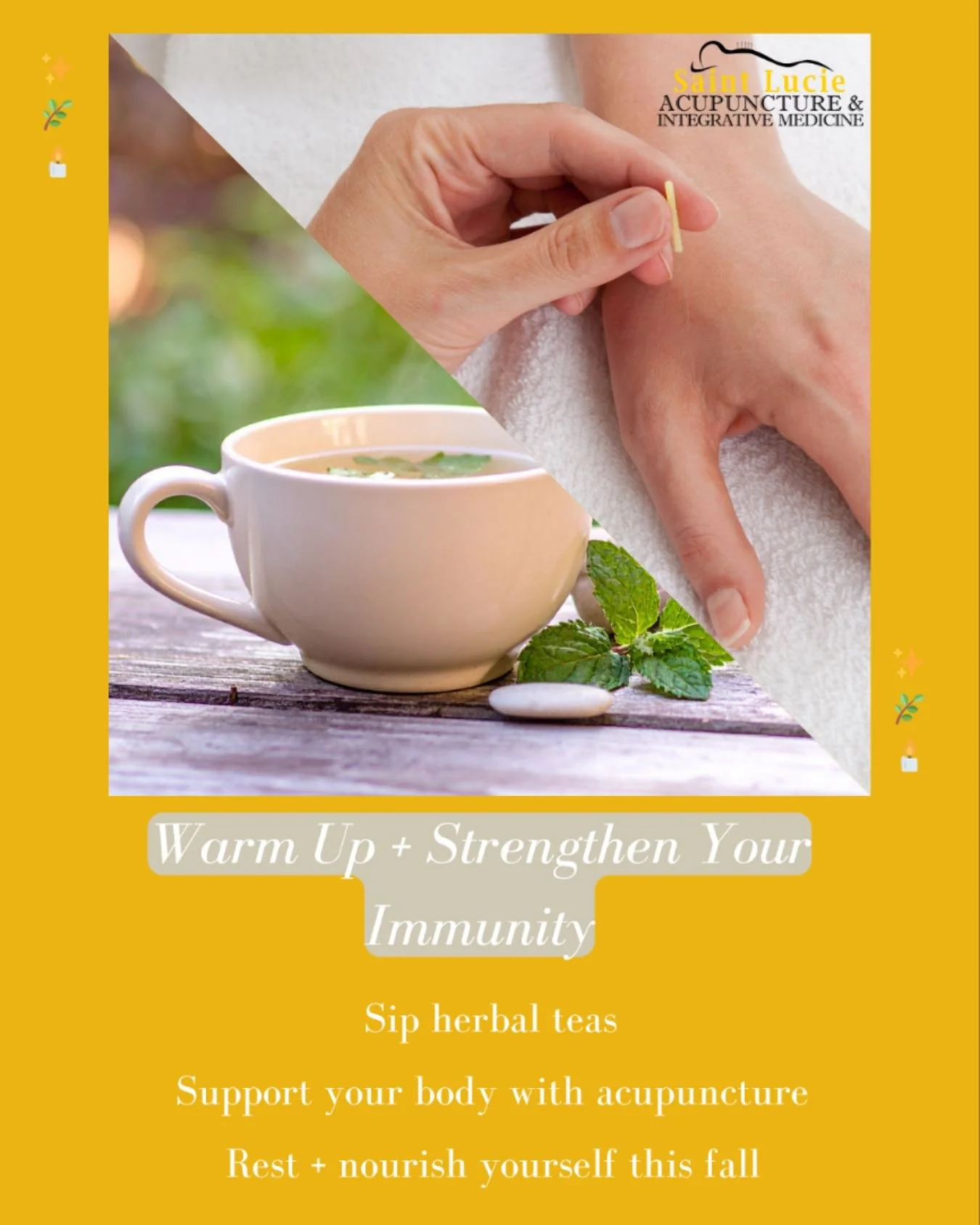 Stay strong this season ๐ฟ
Acupuncture and herbs work together to keep your immune system balanced, resilient, and ready for seasonal changes.
#ImmuneSupport #NaturalHealing #AcupunctureCare #HerbalMedicine #FallWellness #stlucieacupuncture #portsai