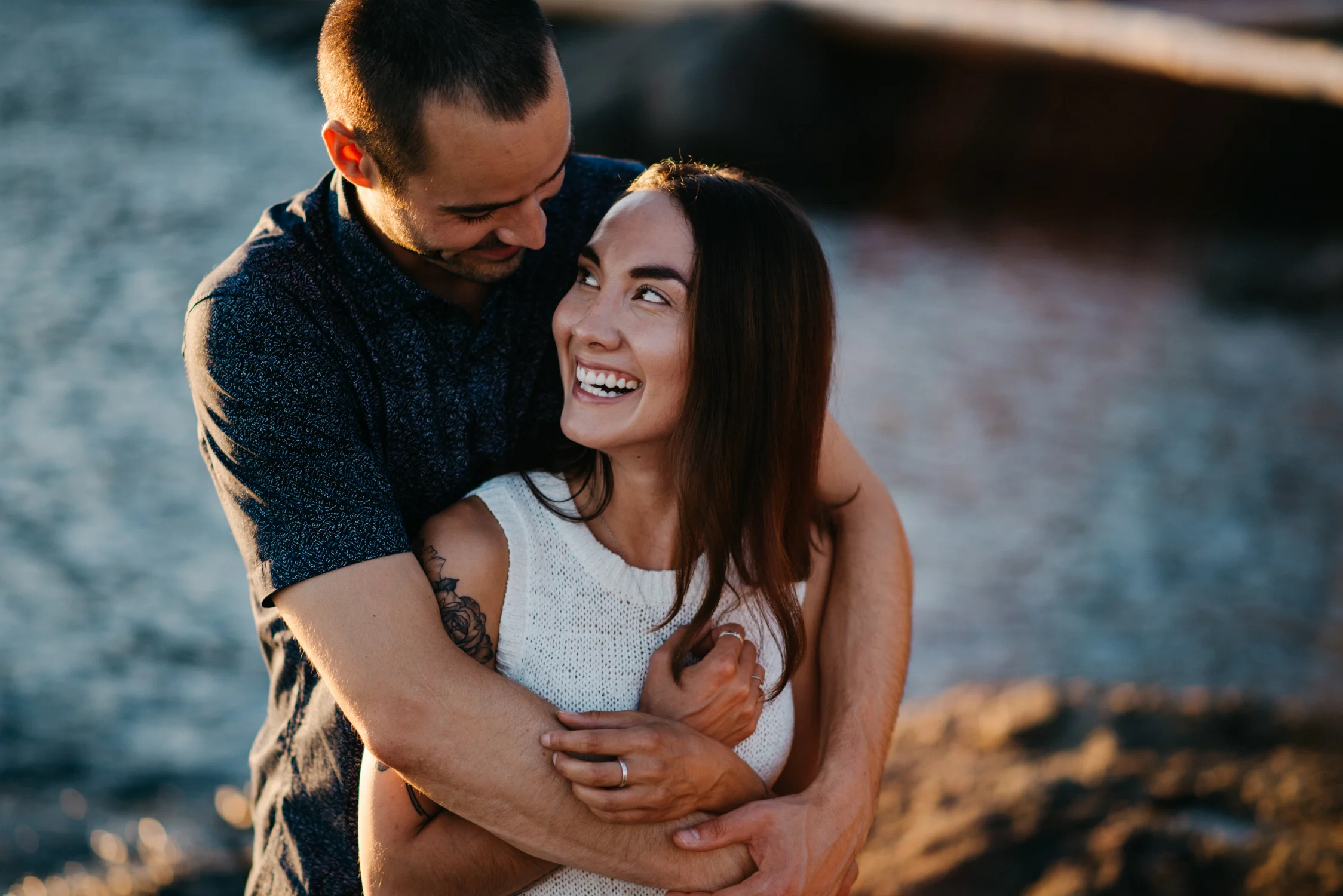 Dallas Road Victoria Couple // Sara + Adam