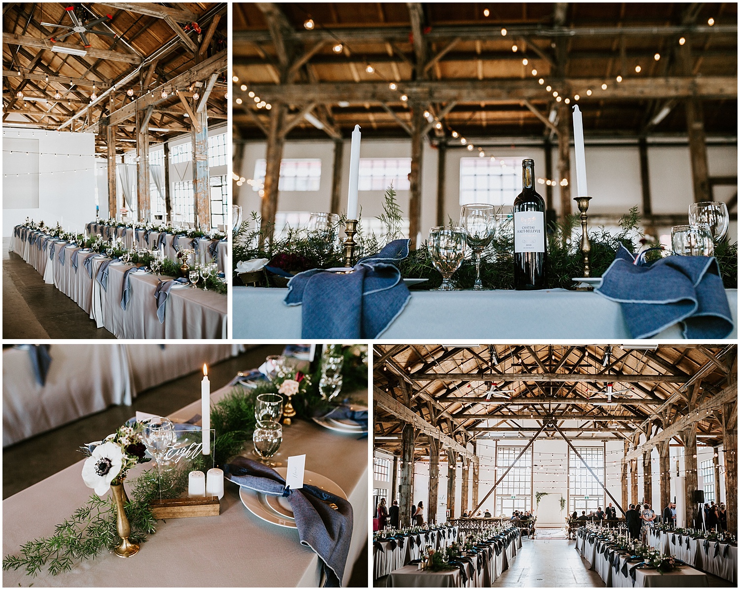 north vancouver diy wedding calligraphy glass sign greenery pipe shop venue decor wedding intimate elopement long table decor by stacie carr photography