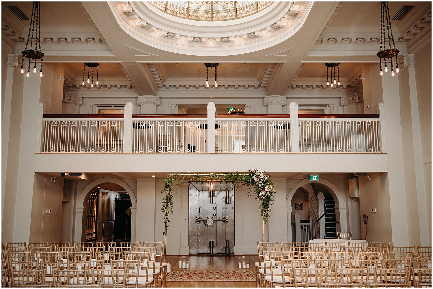 the permanent vancouver intimate wedding ceremony chiavari chairs