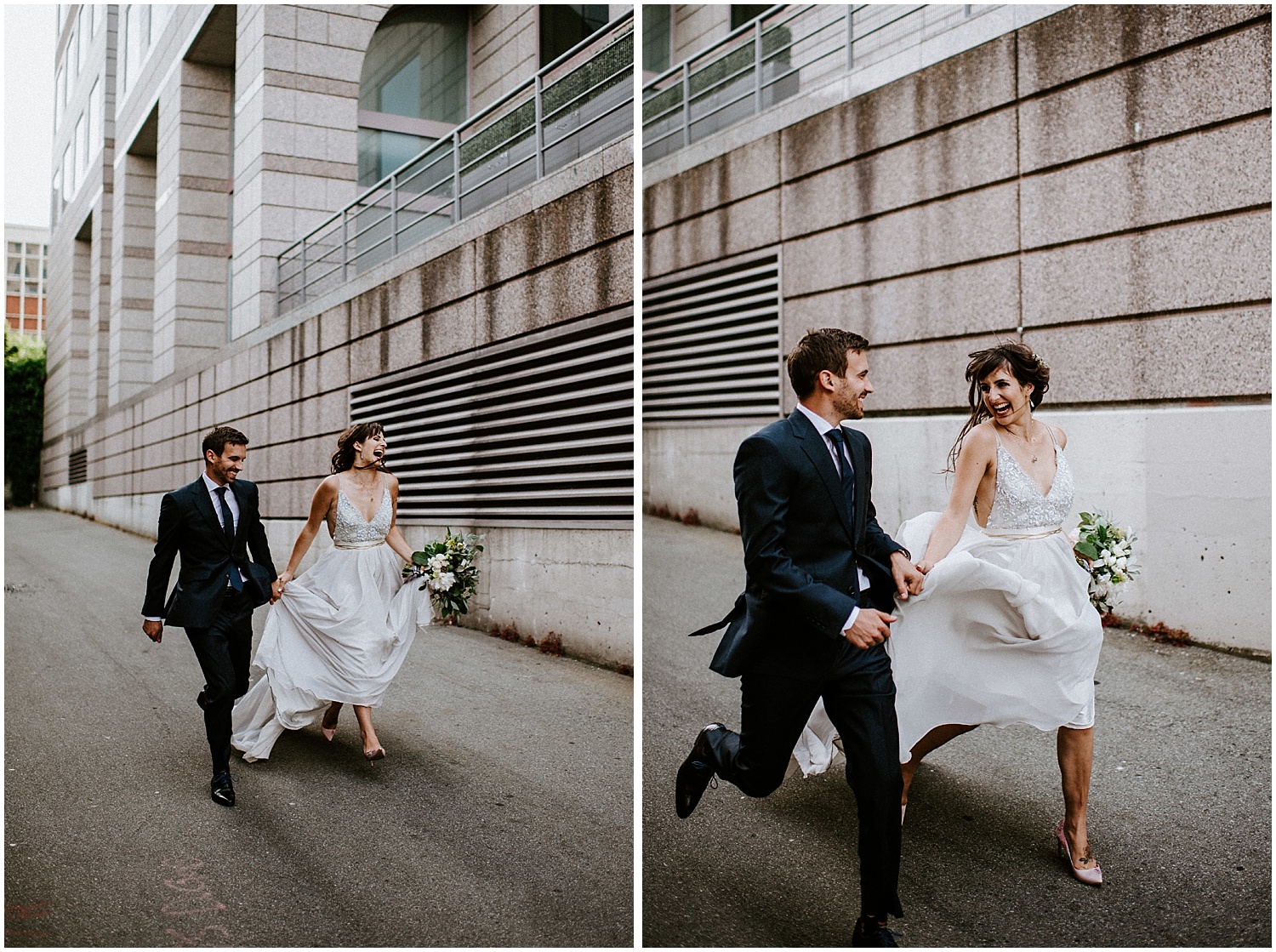 emotive wedding photos downtown vancouver the permenant downtown