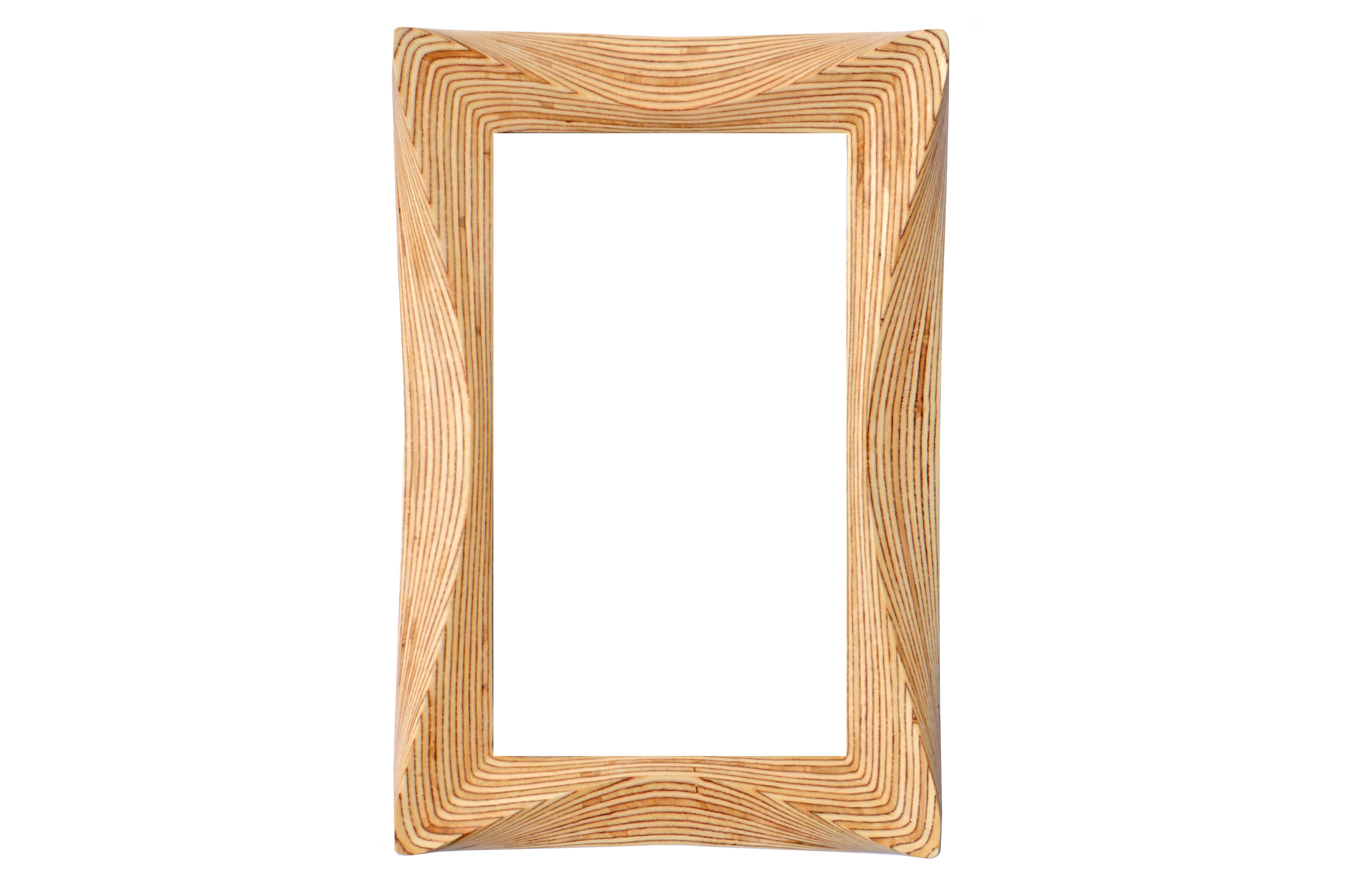 Large wooden mirror frame