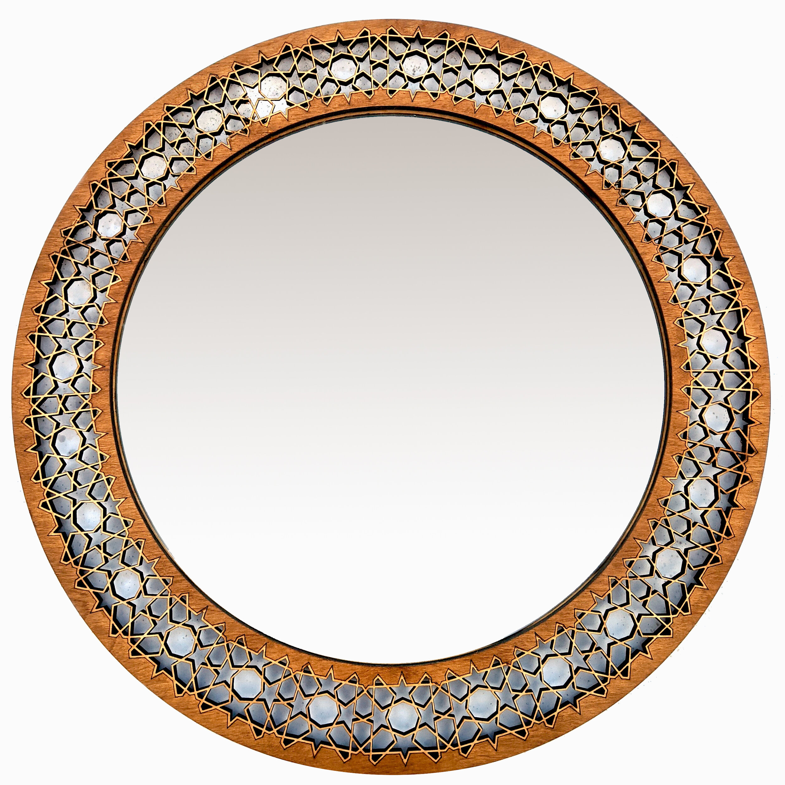 Round wooden mirror frames by Surrey Woodsmiths.jpg
