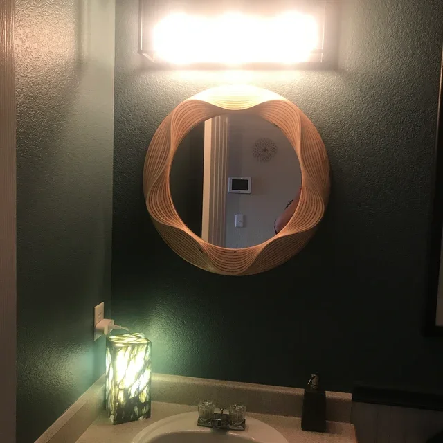 I was in search of the perfect mirror for my bathroom. This mirror is exactly what I hoped it would be! Jon created a custom size for me, was great to communicate with and ensured safe delivery..webp
