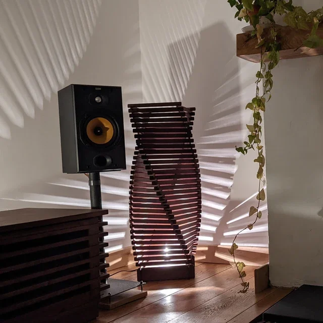 I Really enjoyed putting this together. The end result is definitely worth it, as this lamp creates really amazing shadows...Great quality and finish. Looks amazing at night..webp