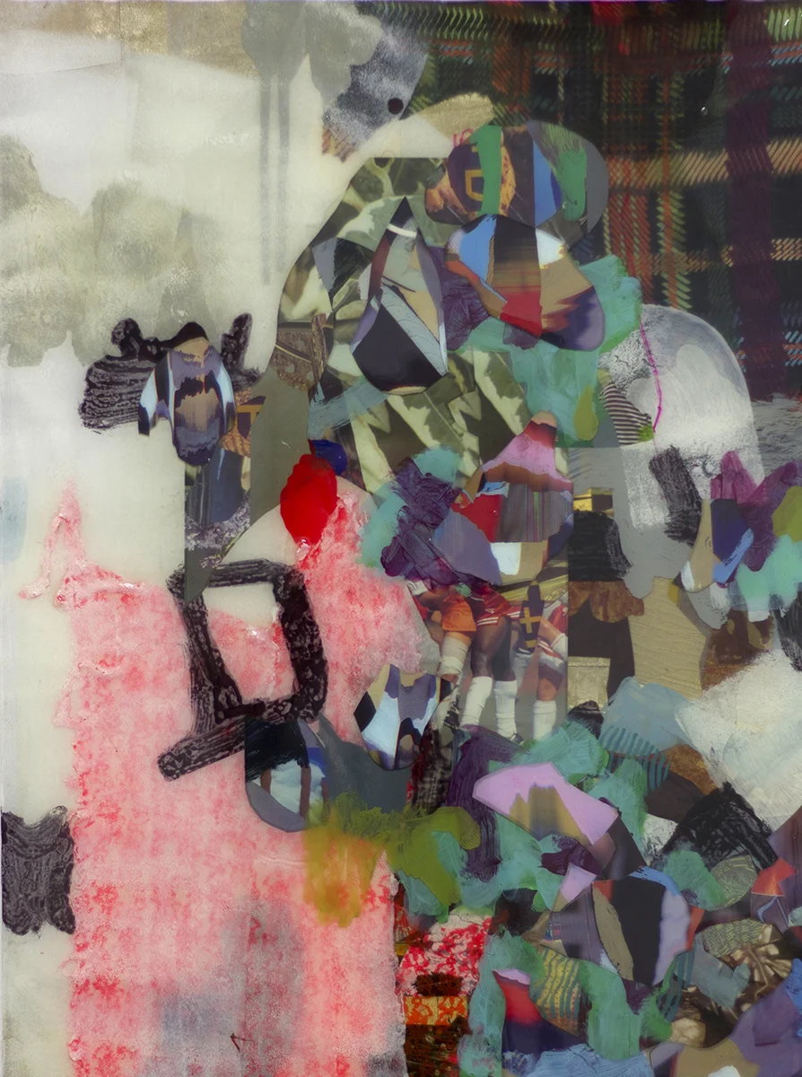 Orogene 1 (2014), mixed media, 31.5x23.5”