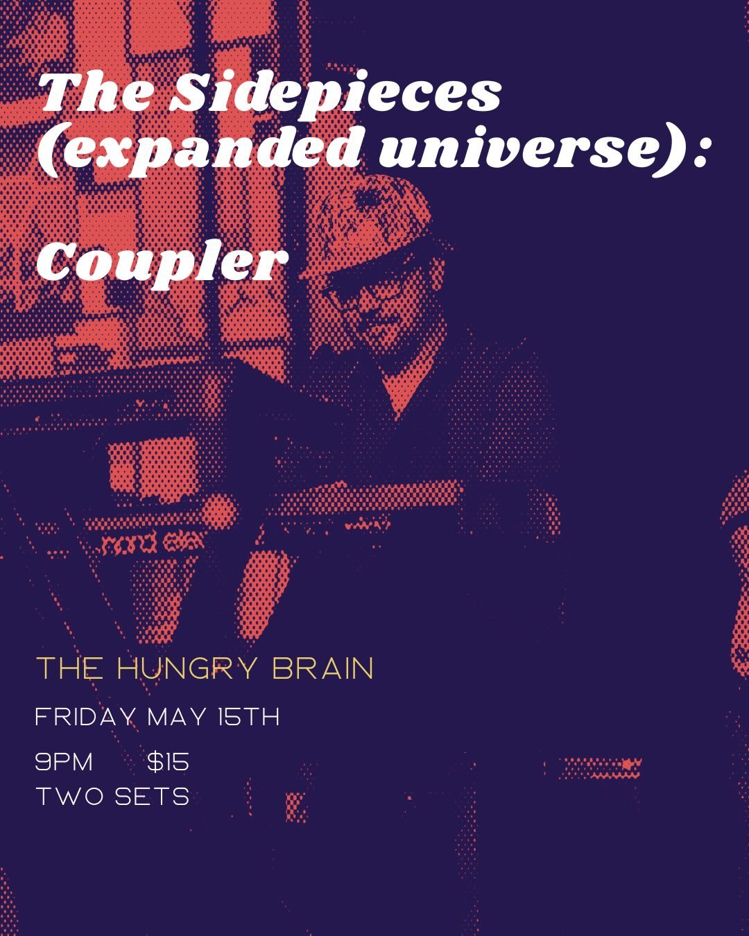 Tonight&rsquo;s Sidepieces show will be slightly modified due to band illnesses. Welcome to the &ldquo;Sidepieces Expanded Universe&rdquo;.

Ben Clarke (Quarter Mile Thunder) and Chris Salveter (Judson Claiborne) will open the night with a set of str
