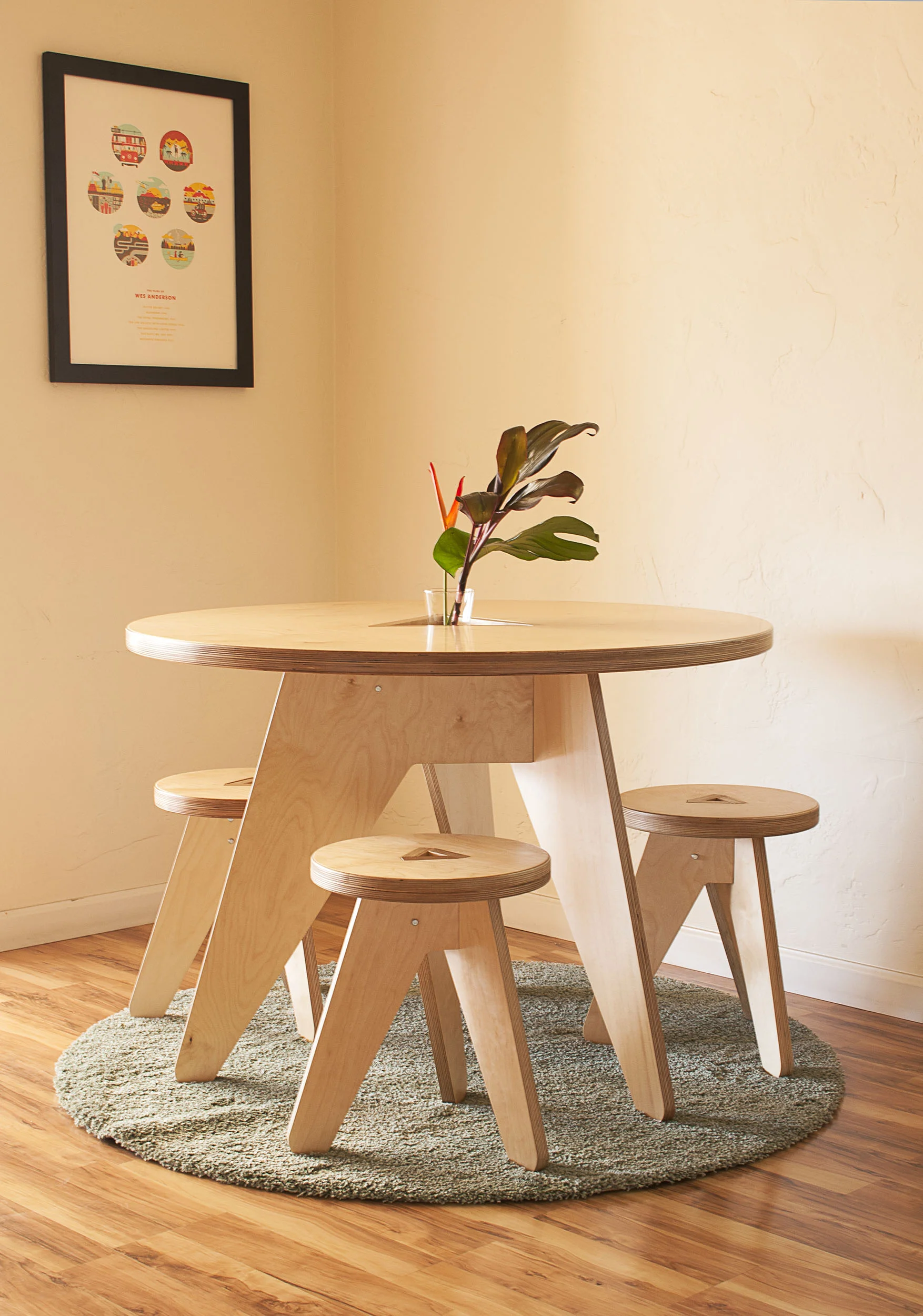 Shown – BOHDII Table, BOHDII Stools
