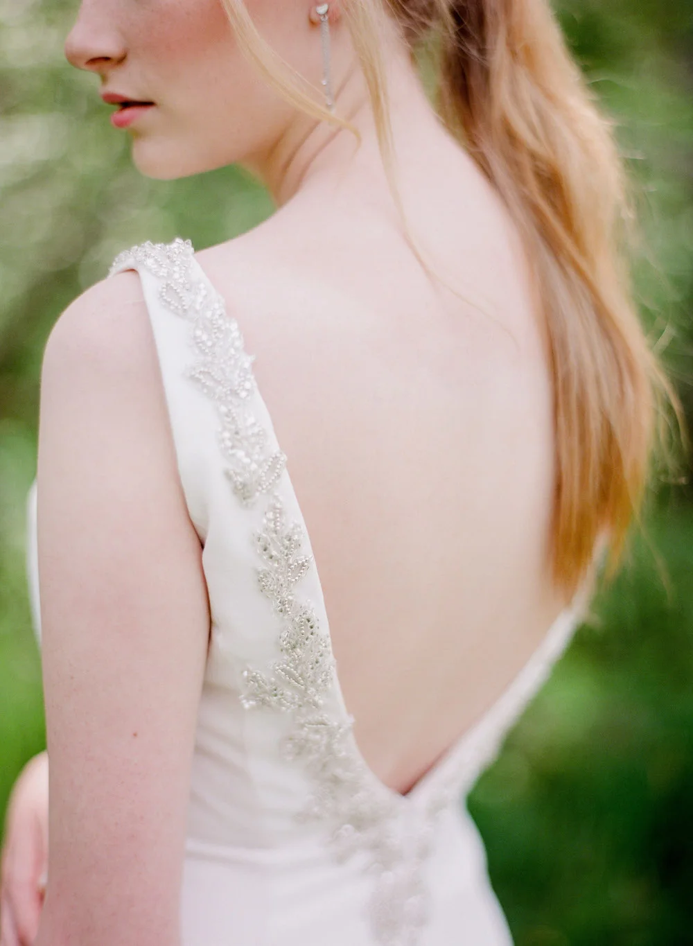 Low Back Wedding Dress - Winnipeg Wedding