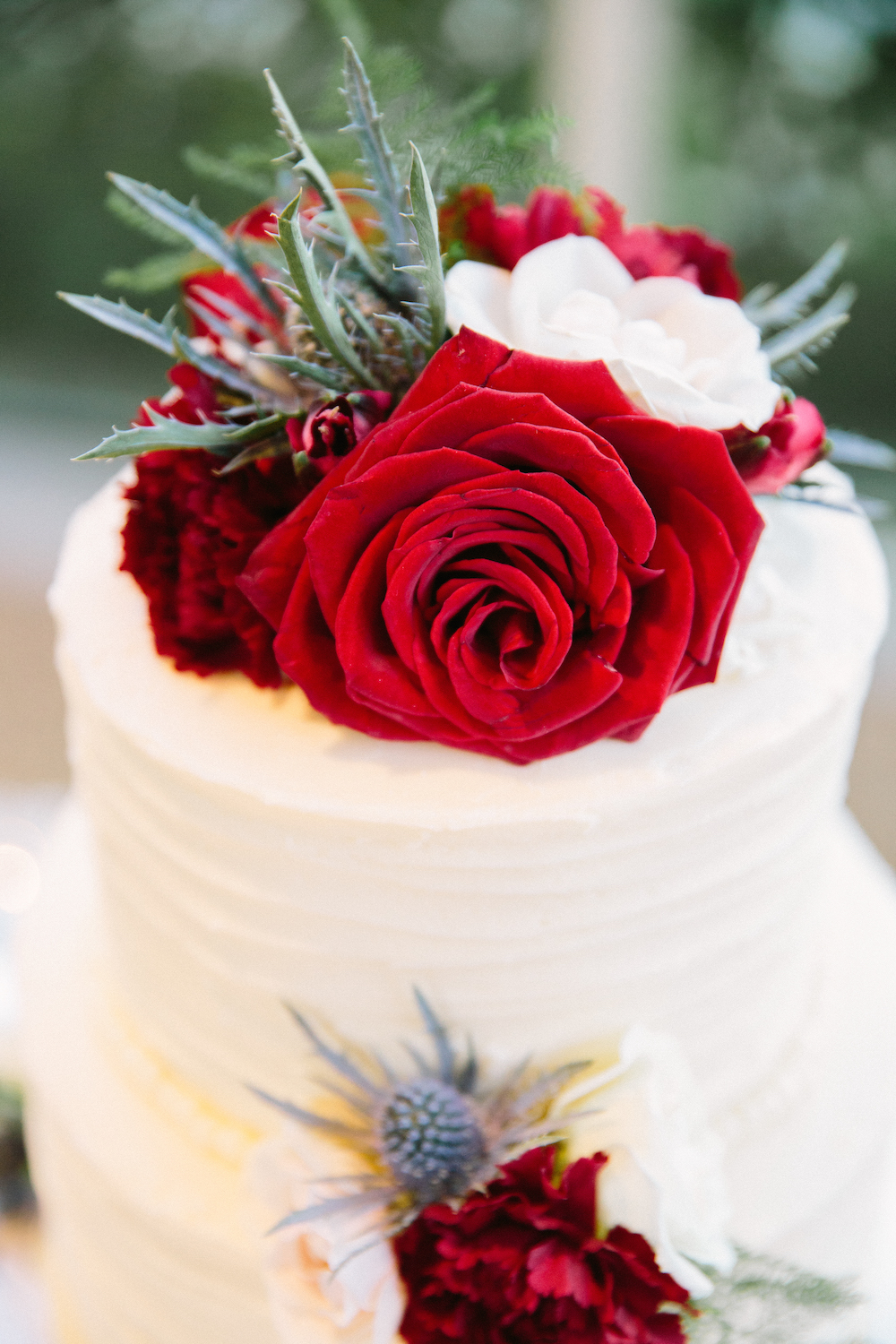 floral wedding cake - stone house creative