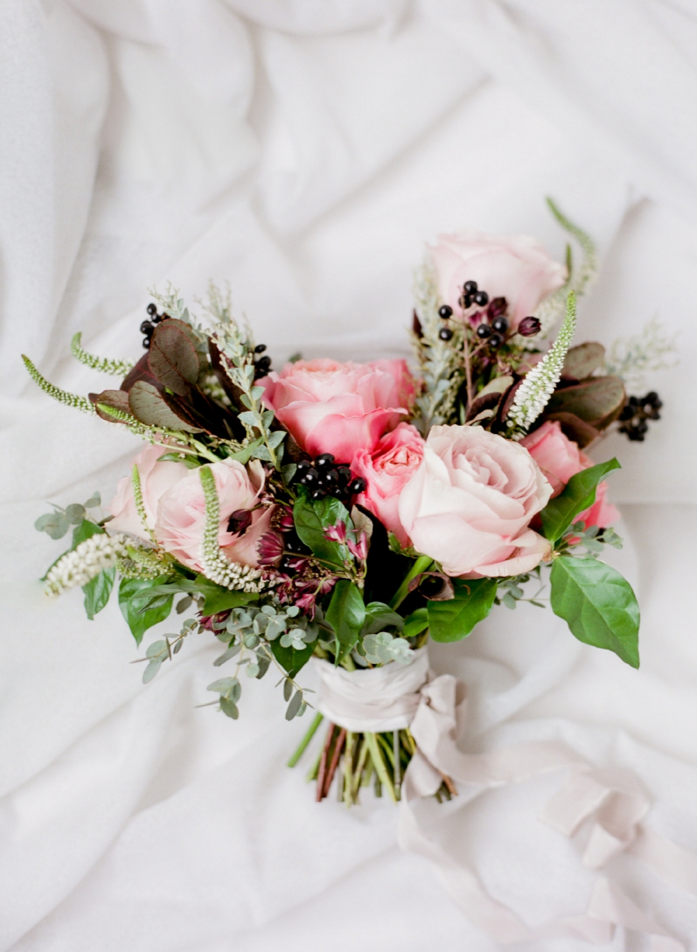 Coral Wedding Flowers - Stone House Creative