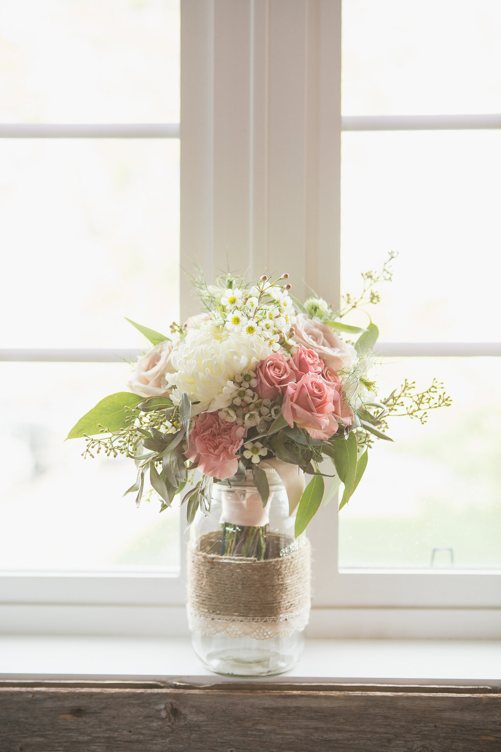 Mason Jar Wedding Flowers - Wedding flowers winnipeg