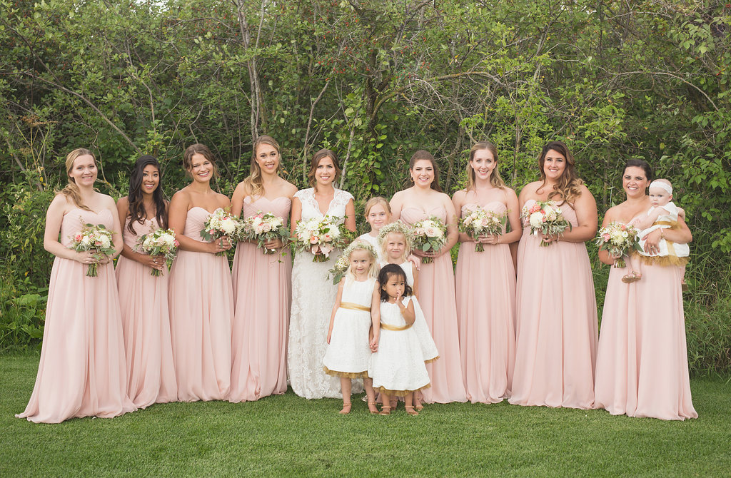 Pink Bridesmaid Dresses - Pink Wedding Flower Ideas