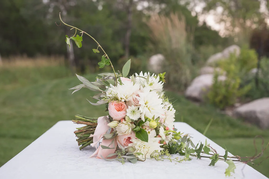 Romantic Bridal Bouquet - Stone House Creative