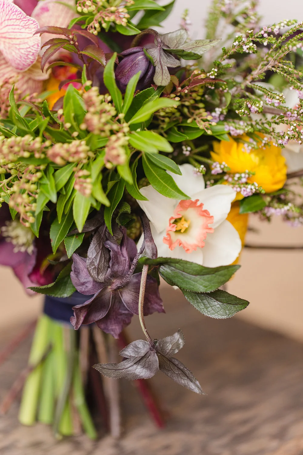 Organic Bridal Bouquet - Stone House Creative