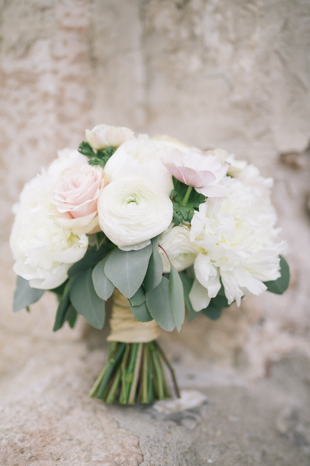 Peony and Ranunculus Bridal Bouquet - Wedding Flowers Winnipeg
