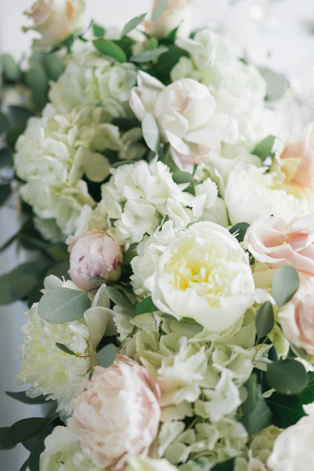 Hydrangea and Peony Garland - Wedding Flowers Winnipeg
