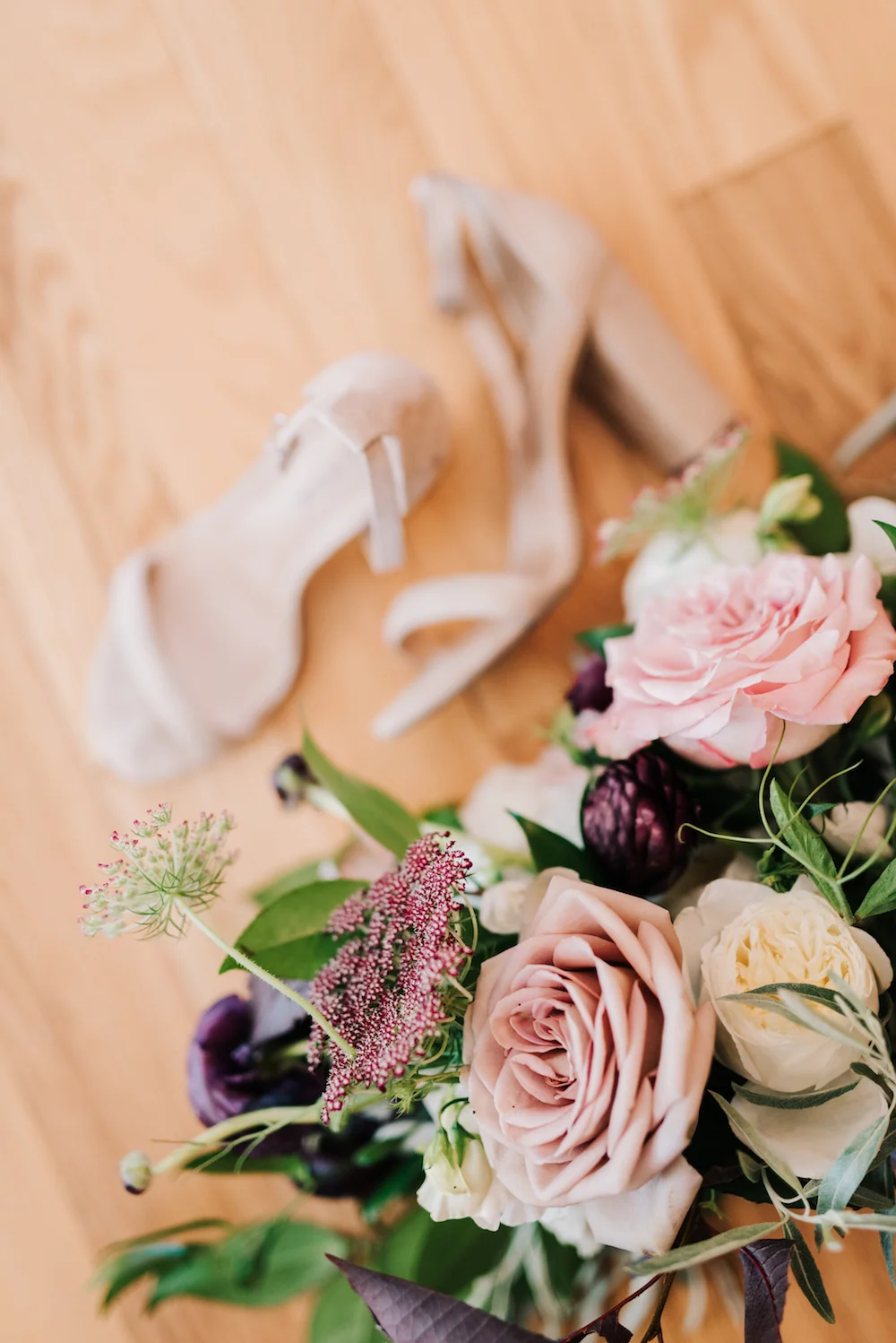 Mauve and Blush Wedding Bouquet - Winnipeg Wedding Florist