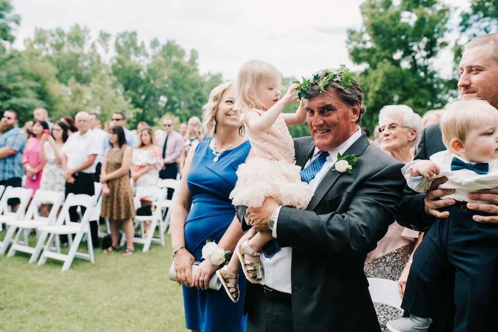 Flower Girl Greenery Crown - Winnipeg Wedding Florist