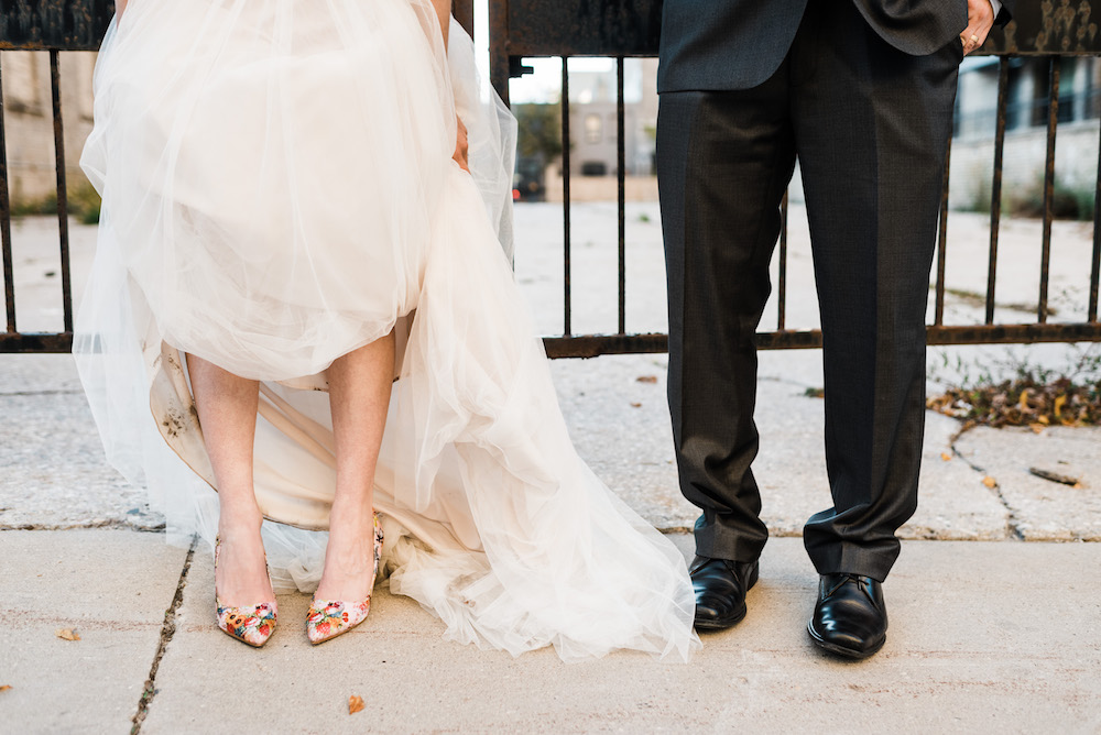 Floral Wedding Shoes - Winnipeg Wedding Ideas