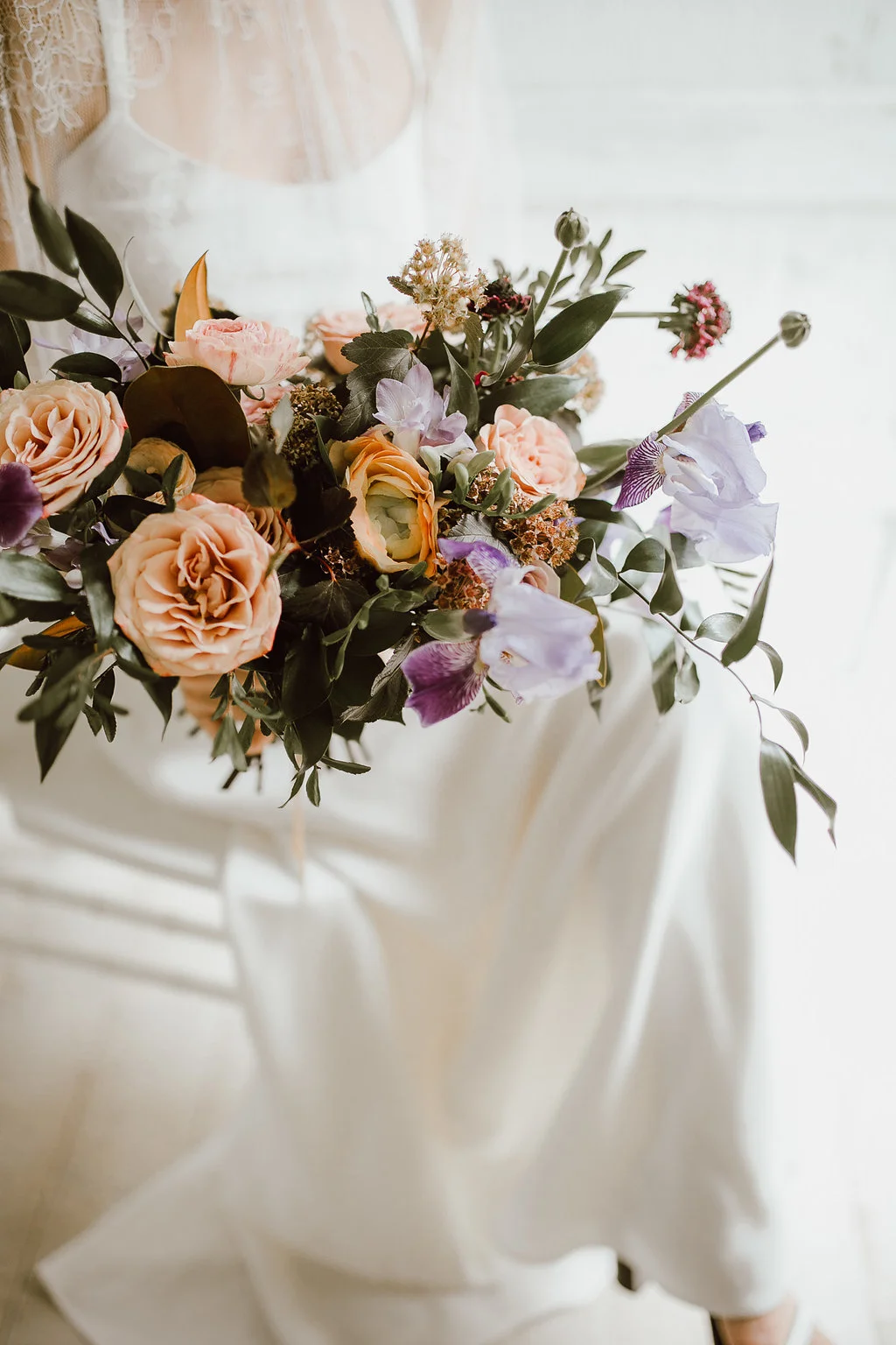 Cappucino Rose wedding bouquet - Wedding Flowers winnipeg