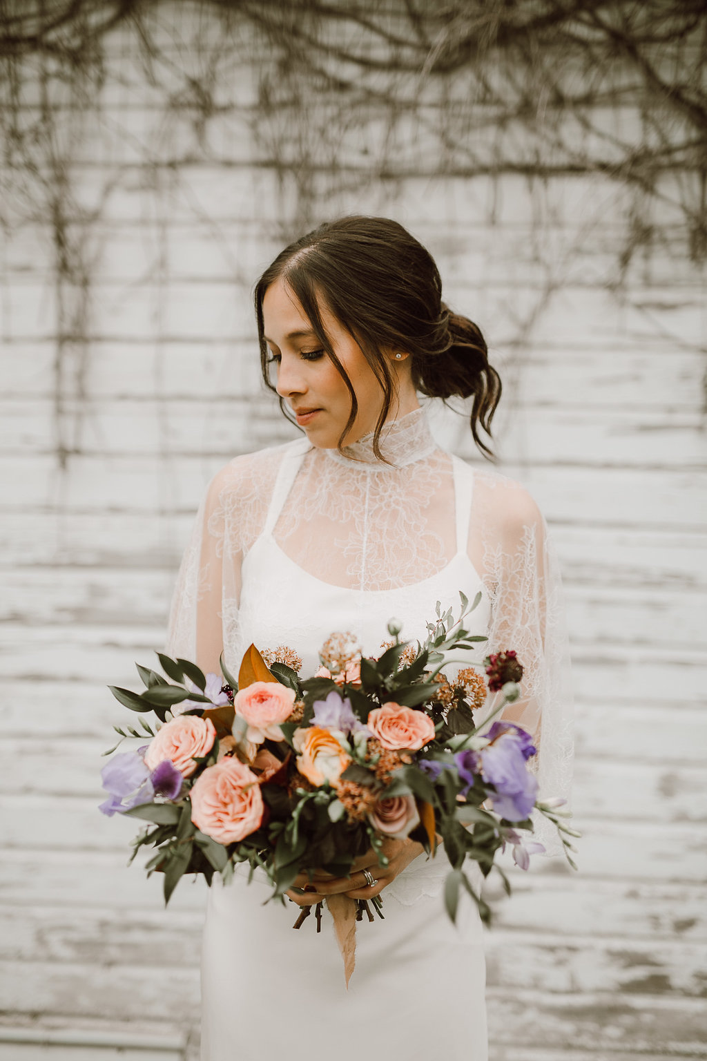 Garden Inspired Bridal Bouquet - Wedding Florists in Winnipeg 