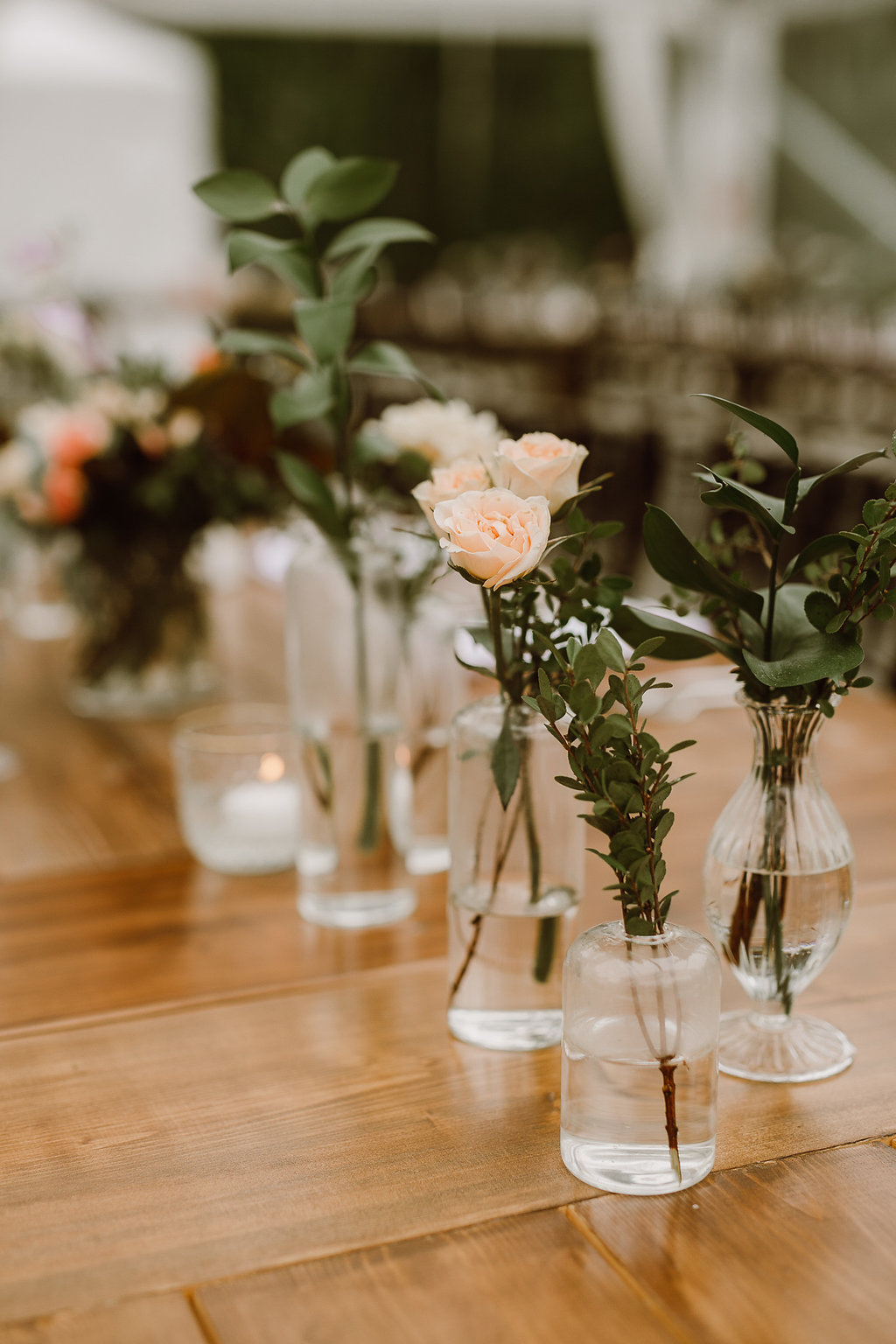 Eclectic Wedding Centrepieces - Winnipeg Wedding Flowers