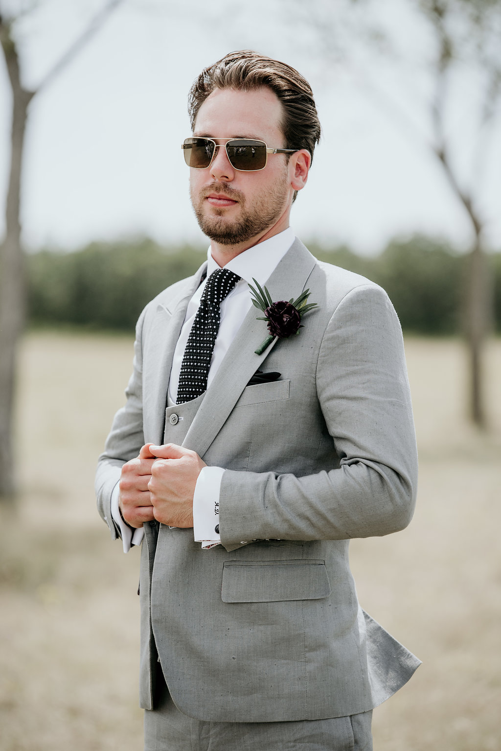 Ranunculus Boutonniere - Wedding Flower Ideas