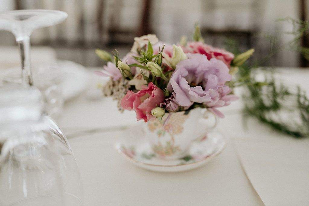 Teacup Wedding Centrepieces - Floral Centrepiece Ideas