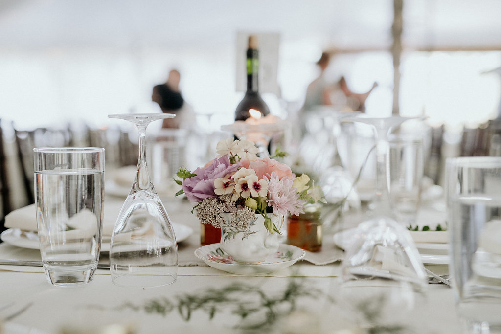 China Teacup Centrepieces - Wedding Flower Ideas