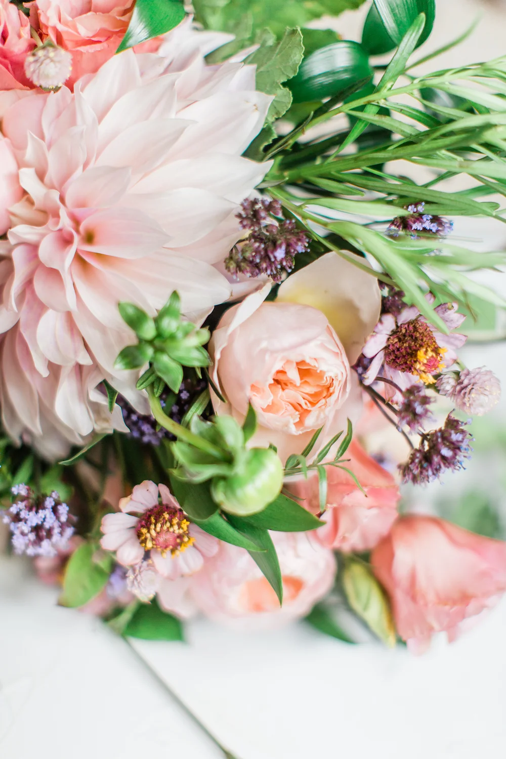 The Modern Garden Style Cascading Bouquet Winnipeg Wedding Florist Stone House Creative