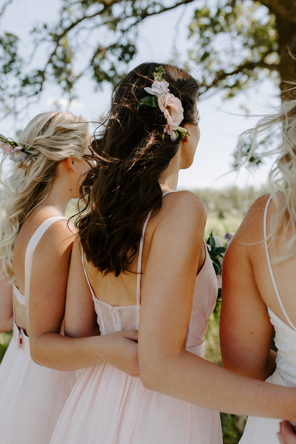 Floral Hair Comb - Wedding Flowers Winnipeg