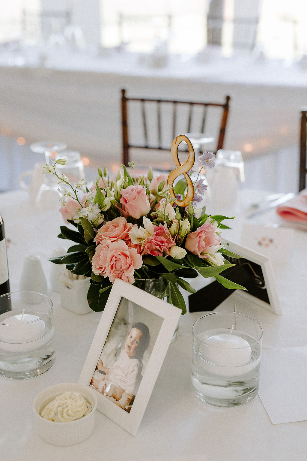 Pink Lisianthus Floral Centrepiece - Wedding Centrepiece IDeas