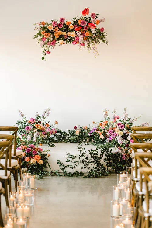 What Do Floral Installations Cost at Weddings Stone House Creative