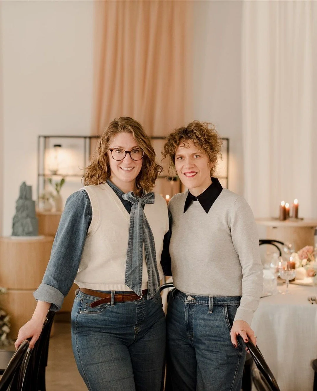 Another wedding season has come and gone. It's been a wonderful season! Though, I had a rather humbling (and humorous) moment a few weeks ago while setting up a wedding that I thought I'd share.⁠
⁠
I happened to notice the catering girls setting up t