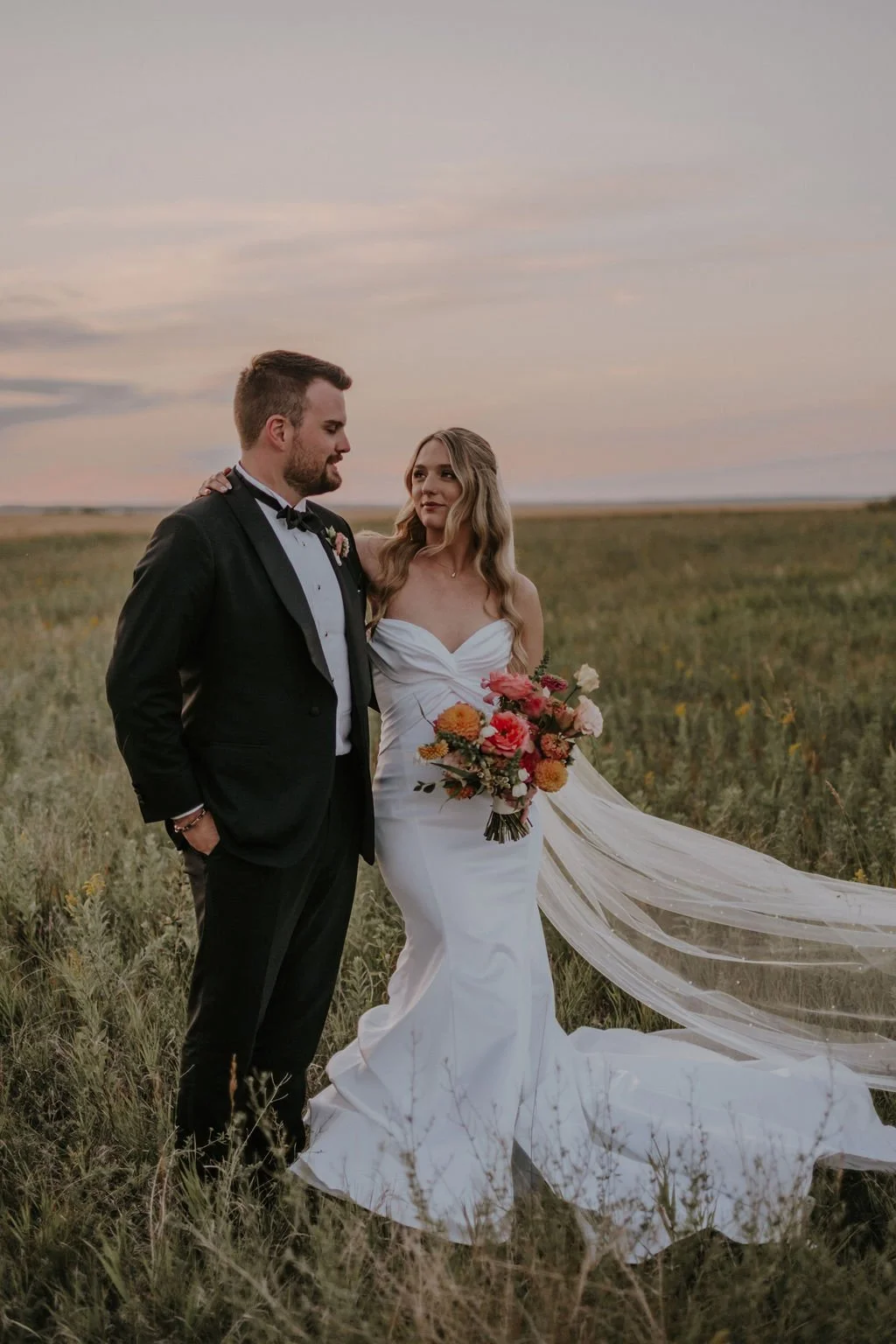 Colourful Prairie Tent Wedding in Neepawa