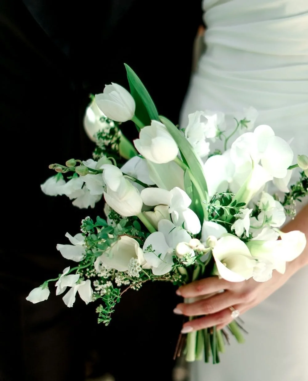 White bridal bouquets, 3 ways. ⁠
⁠
I'm laying out all my thoughts about white wedding bouquets on blog today!  If you&rsquo;re one of the people who envisions yourself carrying a white bridal bouquet, I&rsquo;d encourage you to think about / ask your