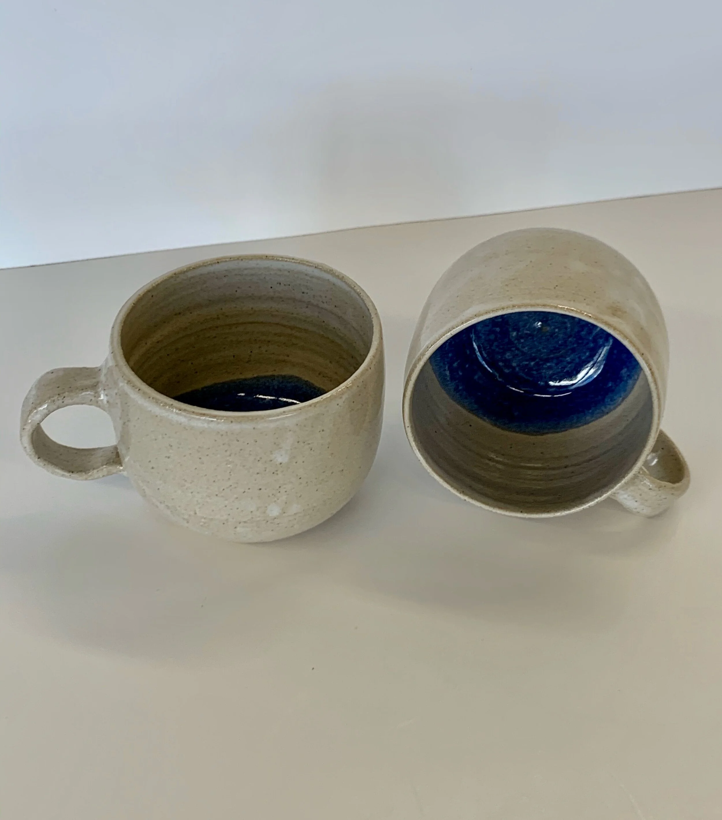 Blue surprise mugs