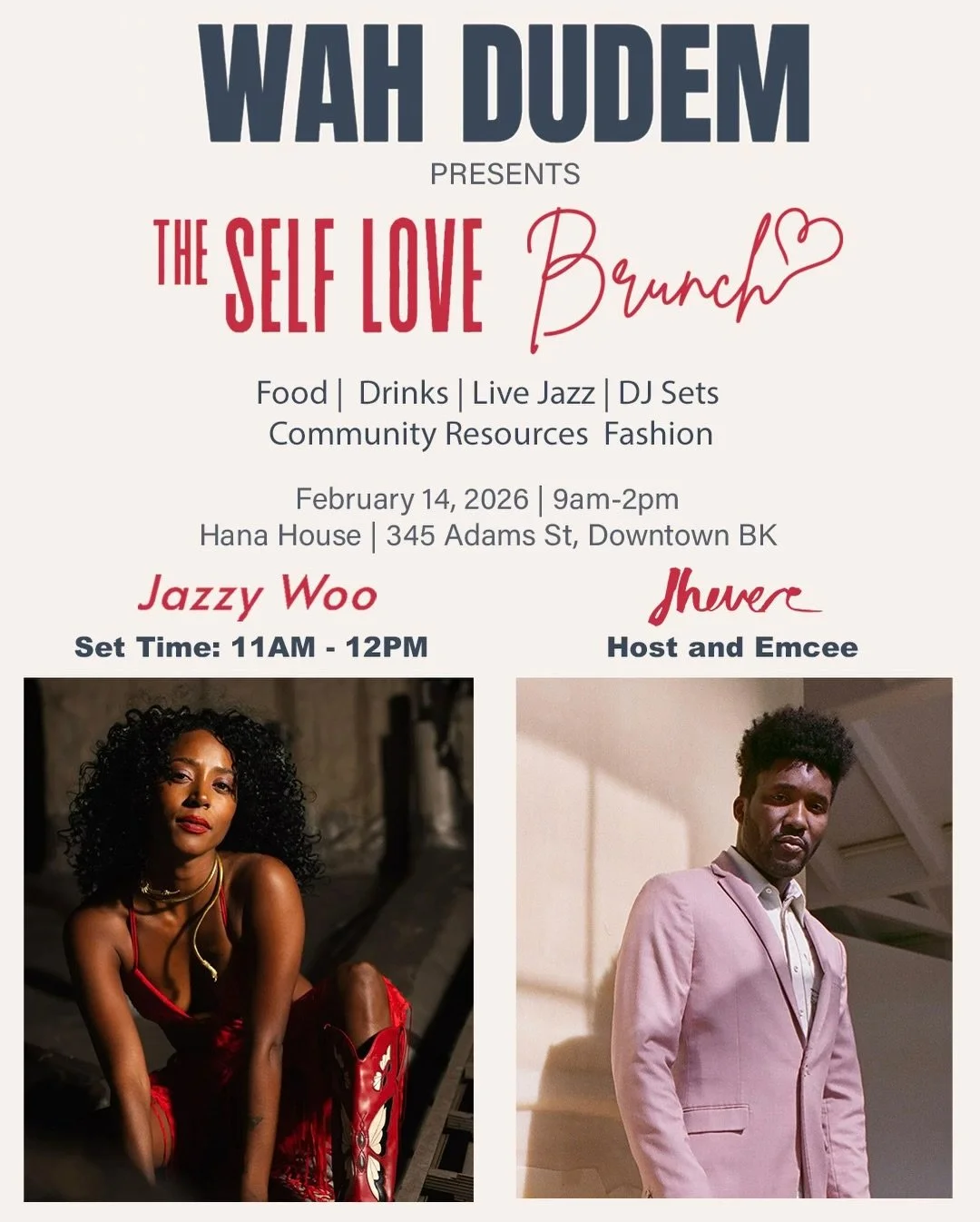 What&rsquo;s happening this V-Day? Come do a day hang in a space of beautiful energy. RSVP in the bio of @moversandhealers @wahdudem. See you there 💕🪩🥙🫂