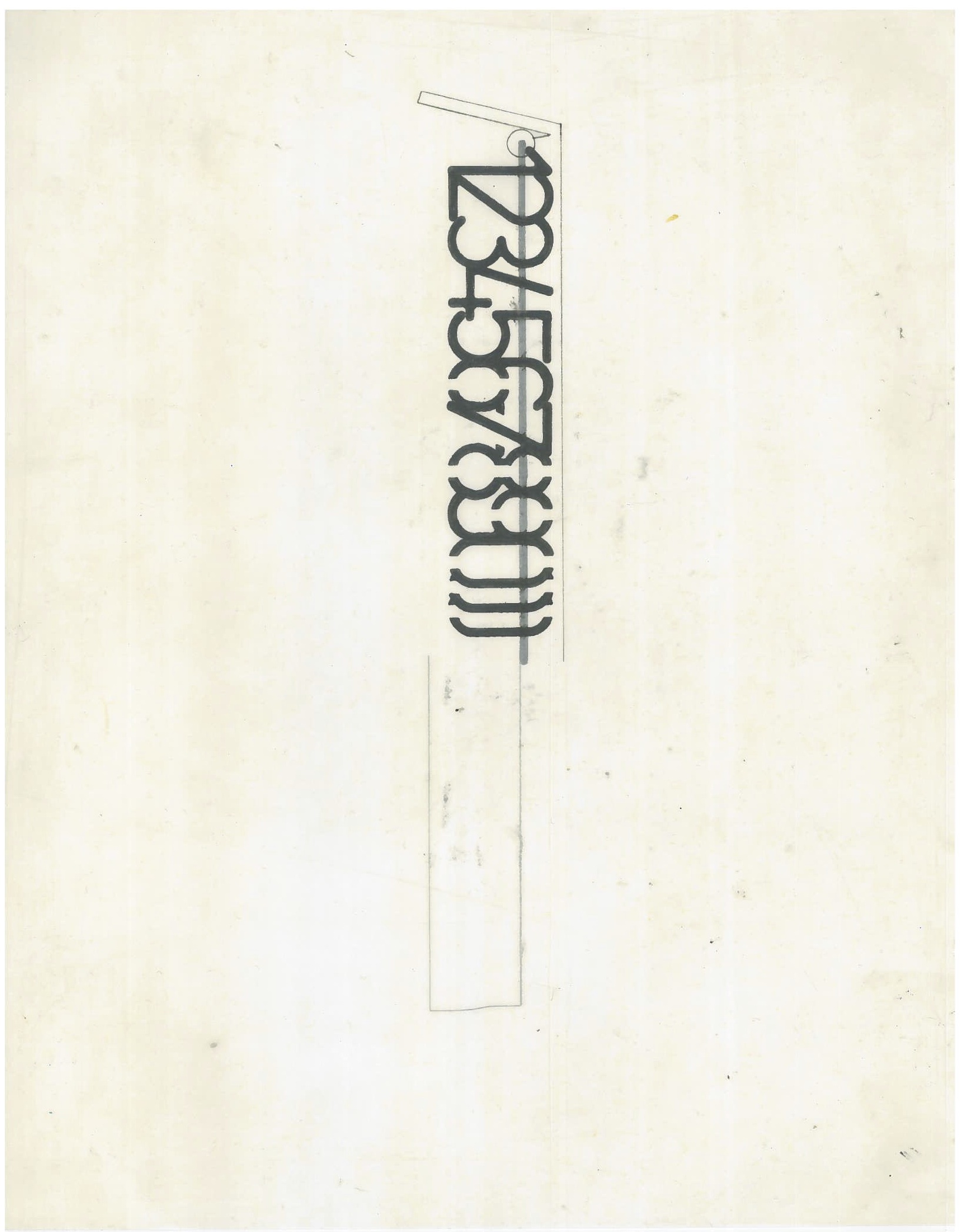 Untitled (the city, observations 23B) Pencil on oiled fabriano paper 279mm x 216mm December 2013