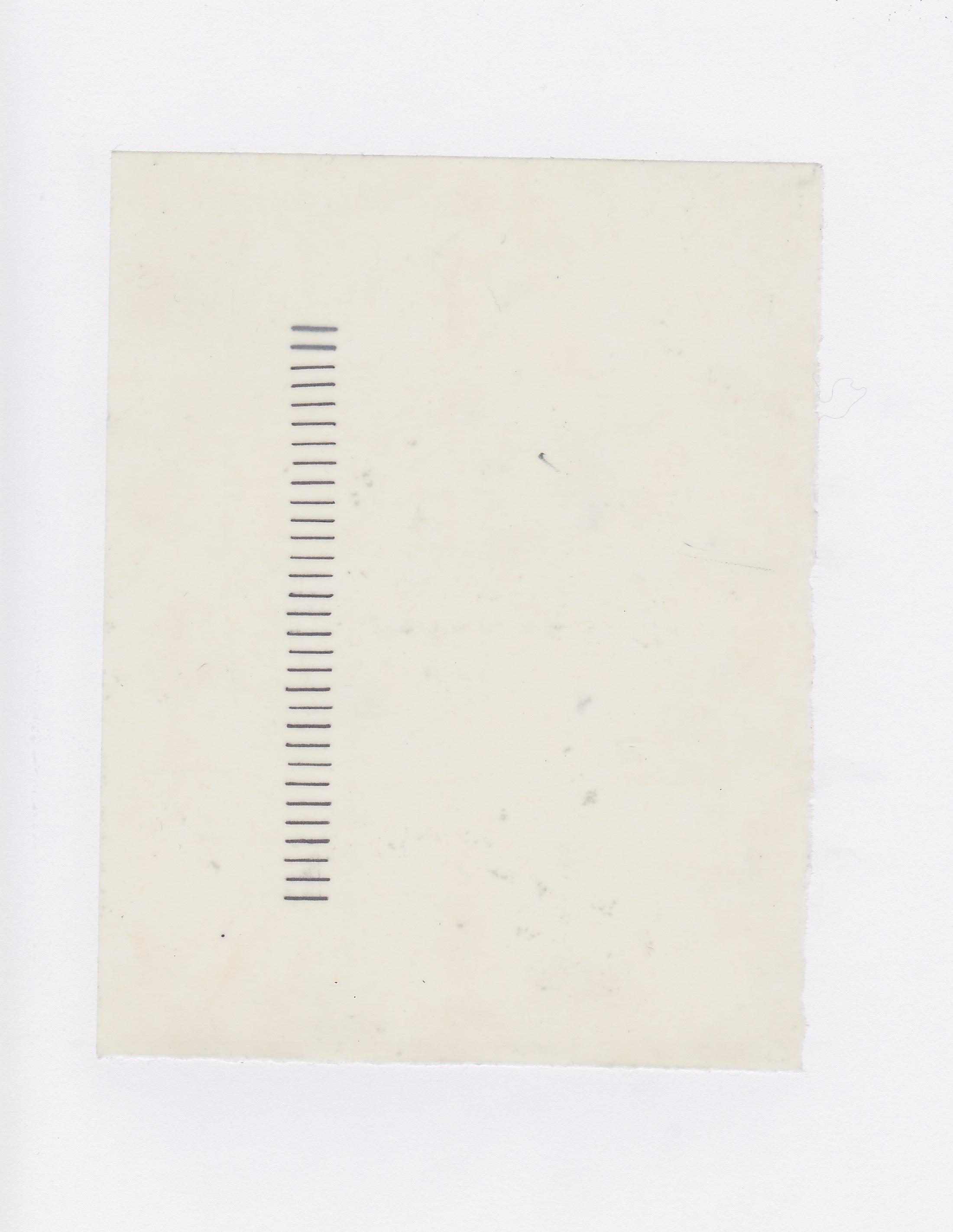 Untitled (the city, observations 16B)  Pencil on layered(x2) oiled fabriano paper.  140mm x 180mm  December 2013