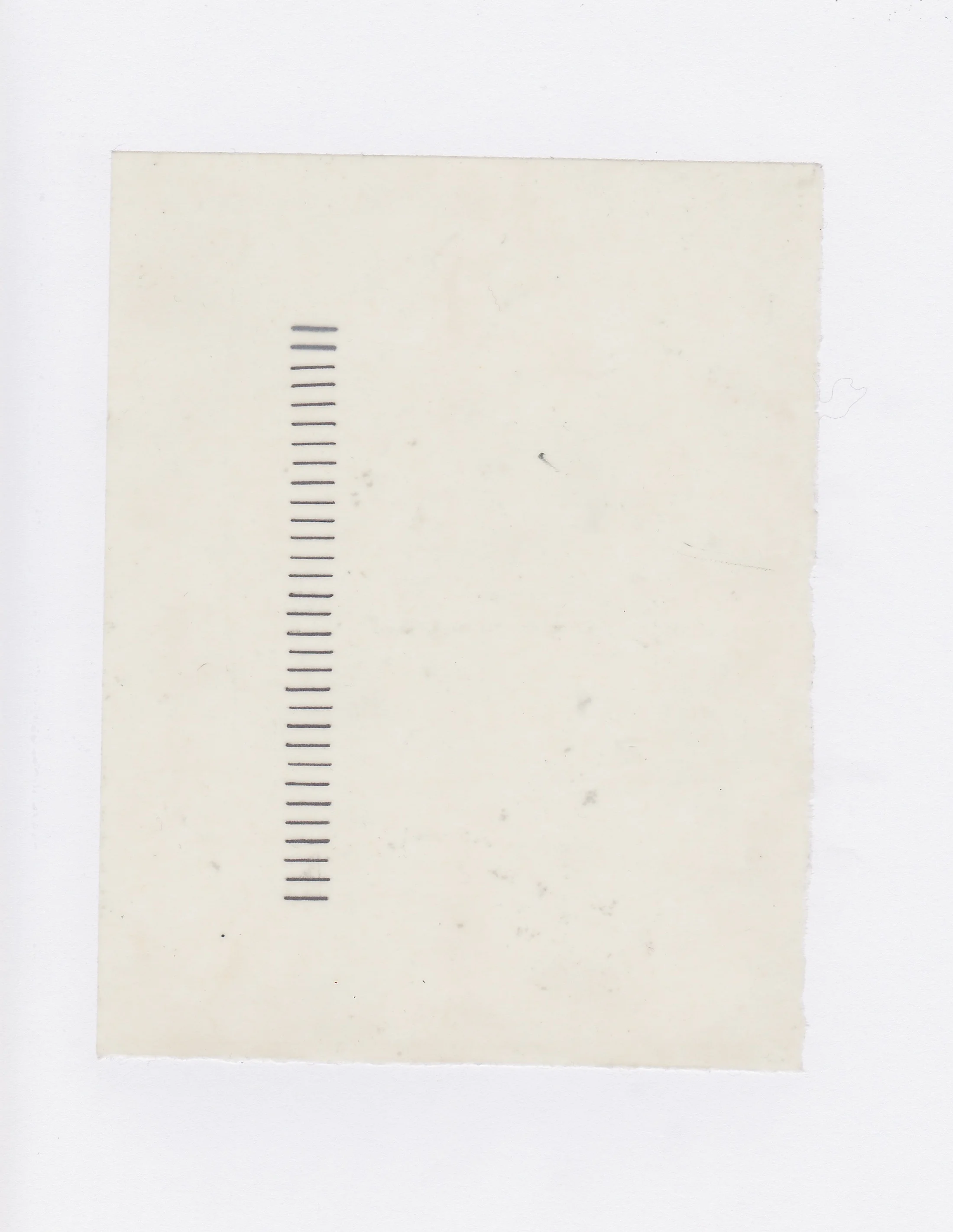 Untitled (the city, observations 16B) Pencil on layered(x2) oiled fabriano paper. 140mm x 180mm December 2013