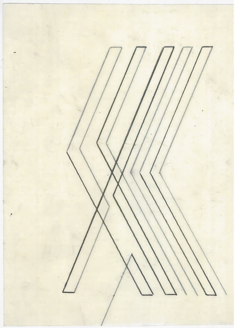 Untitled (the city, observations 02)  Pencil on oiled fabriano paper.  140mm x 180mm  December 2013.