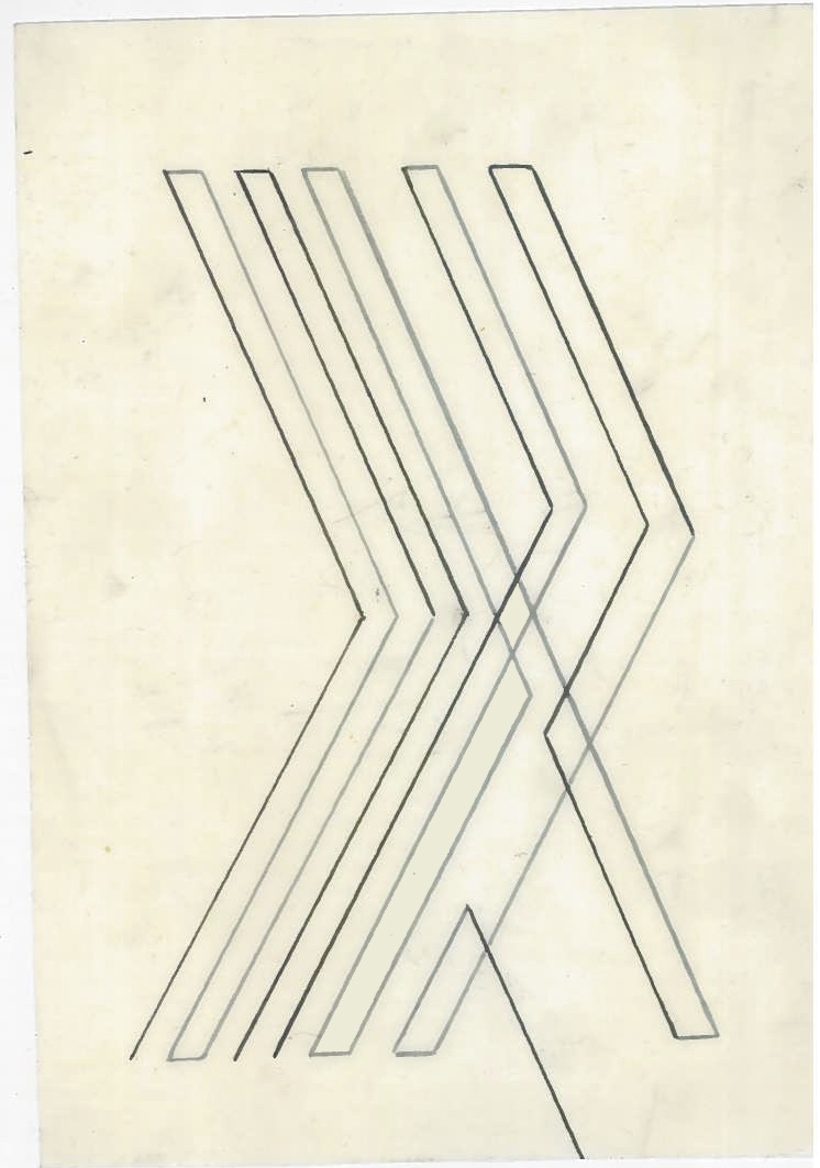 Untitled (the city, observations 02A) Pencil on oiled fabriano paper. 140mm x 180mm December 2013.