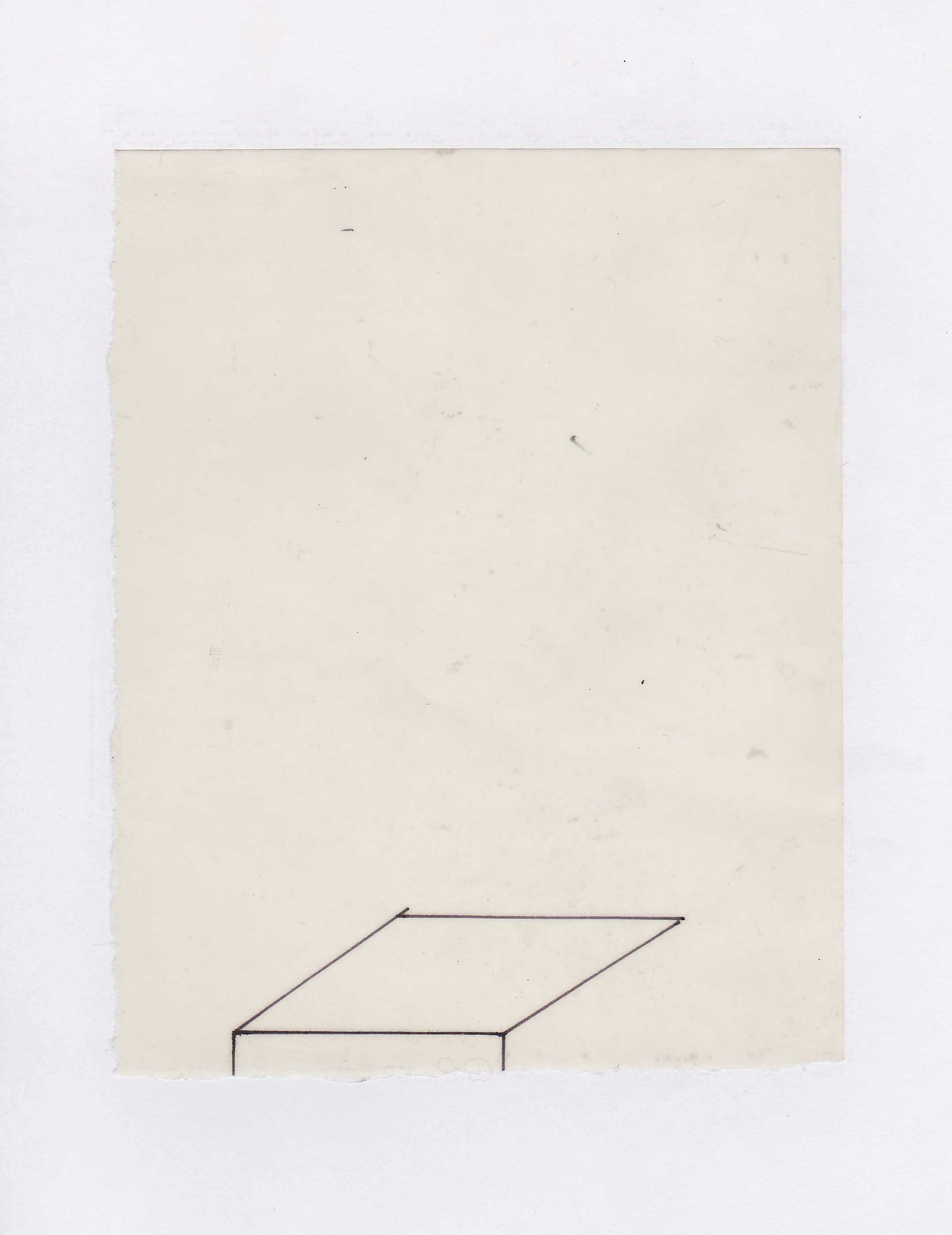 Untitled (the city, observations 04) Pencil on oiled fabriano paper. 140mm x 180mm December 2013.